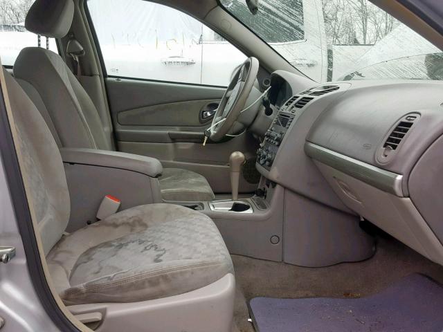 1G1ZT64845F102268 - 2005 CHEVROLET MALIBU MAX ვერცხლისფერი ფოტო 5