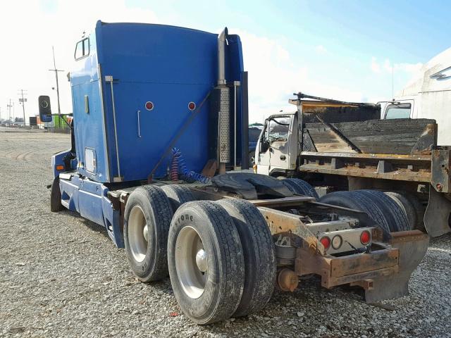 1XKADB9X8RJ633345 - 1994 KENWORTH CONSTRUCTI BLUE photo 3