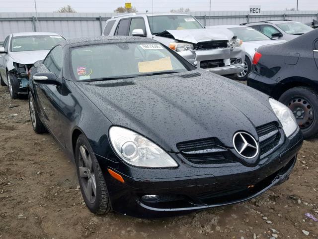 WDBWK54F07F147800 - 2007 MERCEDES-BENZ SLK 280 BLACK photo 1