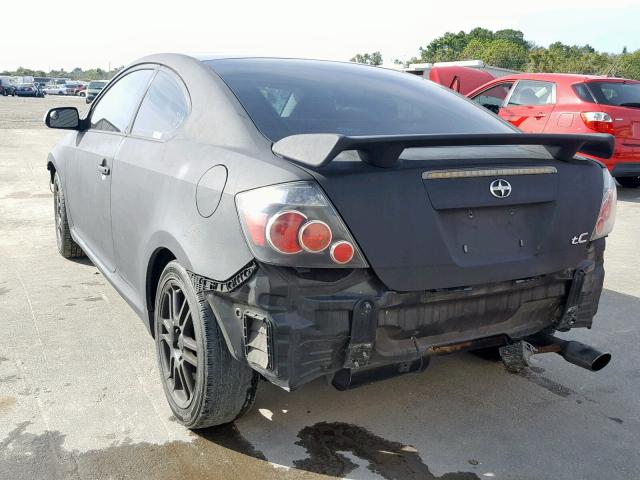 JTKDE167070171167 - 2007 TOYOTA SCION TC შავი ფოტო 3