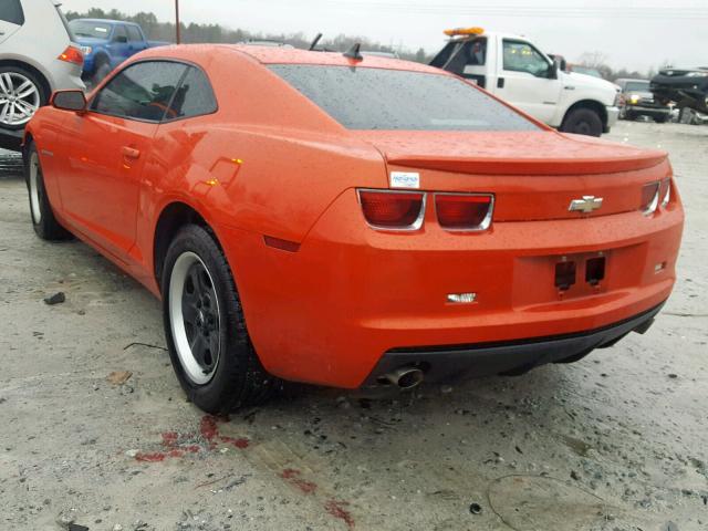 2G1FA1E3XC9146408 - 2012 CHEVROLET CAMARO LS ORANGE photo 3