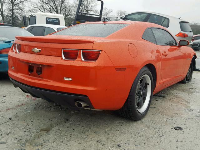 2G1FA1E3XC9146408 - 2012 CHEVROLET CAMARO LS ORANGE photo 4