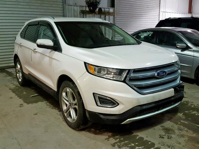 2FMTK4K92FBB62323 - 2015 FORD EDGE TITAN WHITE photo 1