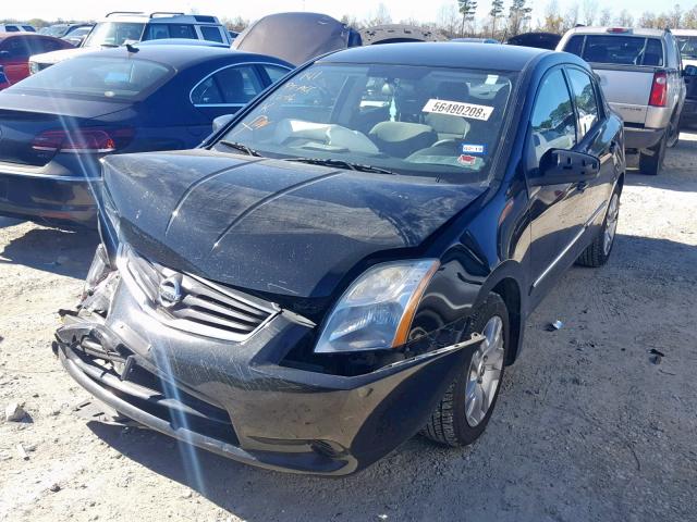 3N1AB6AP6CL647526 - 2012 NISSAN SENTRA 2.0 BLACK photo 2