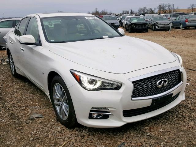 JN1BV7AR6FM403355 - 2015 INFINITI Q50 BASE WHITE photo 1