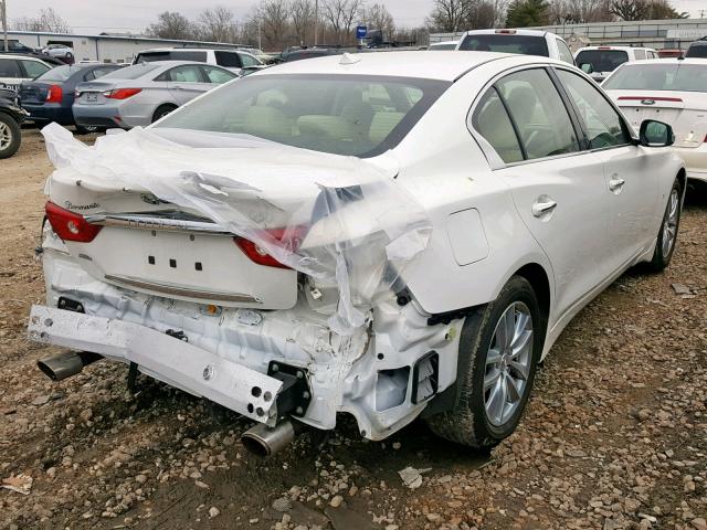 JN1BV7AR6FM403355 - 2015 INFINITI Q50 BASE WHITE photo 4