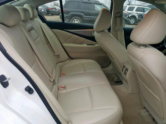 JN1BV7AR6FM403355 - 2015 INFINITI Q50 BASE WHITE photo 6