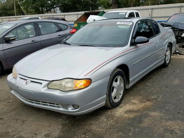 2G1WX15K929301356 - 2002 CHEVROLET MONTE CARL SILVER photo 2