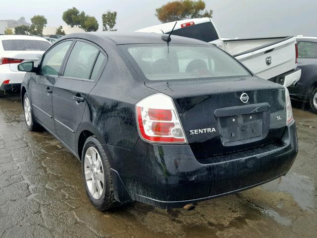 3N1AB61EX8L655988 - 2008 NISSAN SENTRA 2.0 BLACK photo 3