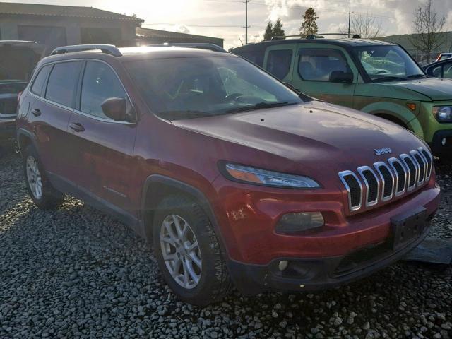 1C4PJMCS1FW664006 - 2015 JEEP CHEROKEE L RED photo 1