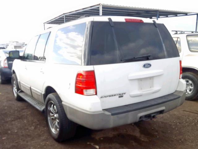 1FMRU15W03LC16945 - 2003 FORD EXPEDITION WHITE photo 3