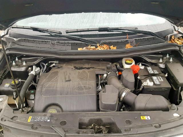 1FM5K8F83HGD83569 - 2017 FORD EXPLORER L GRAY photo 7