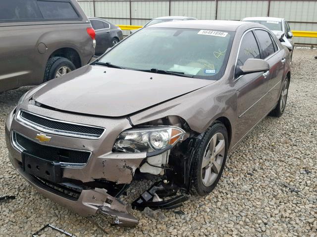 1G1ZC5E0XCF121519 - 2012 CHEVROLET MALIBU 1LT 灰色 照片 2