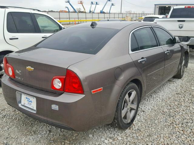 1G1ZC5E0XCF121519 - 2012 CHEVROLET MALIBU 1LT 灰色 照片 4