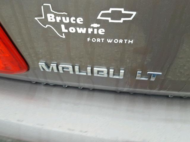 1G1ZC5E0XCF121519 - 2012 CHEVROLET MALIBU 1LT 灰色 照片 9