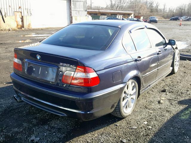 WBAEW53463PG09850 - 2003 BMW 330 XI BLUE photo 4