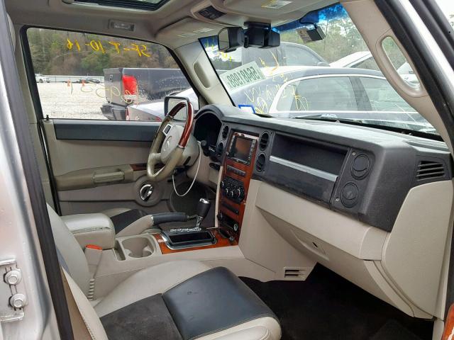1J8HH68258C111554 - 2008 JEEP COMMANDER Gümüş foto 5