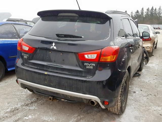 4A4AJ4AW0FE606494 - 2015 MITSUBISHI RVR GT BLACK photo 4