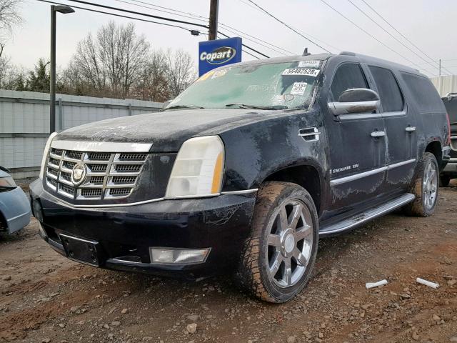 1GYFK66868R120360 - 2008 CADILLAC ESCALADE E BLACK photo 2