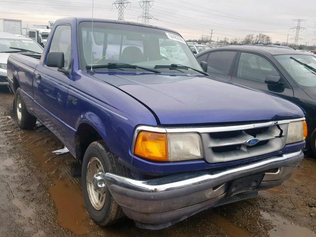 1FTCR10U2VUC98112 - 1997 FORD RANGER PURPLE photo 1