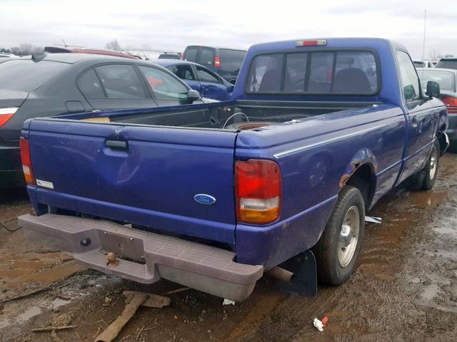 1FTCR10U2VUC98112 - 1997 FORD RANGER PURPLE photo 4