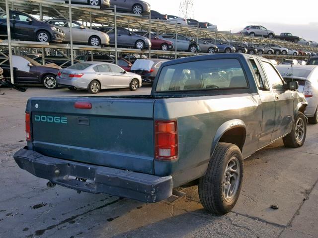 1B7GL23X0SW925775 - 1995 DODGE DAKOTA GREEN photo 4