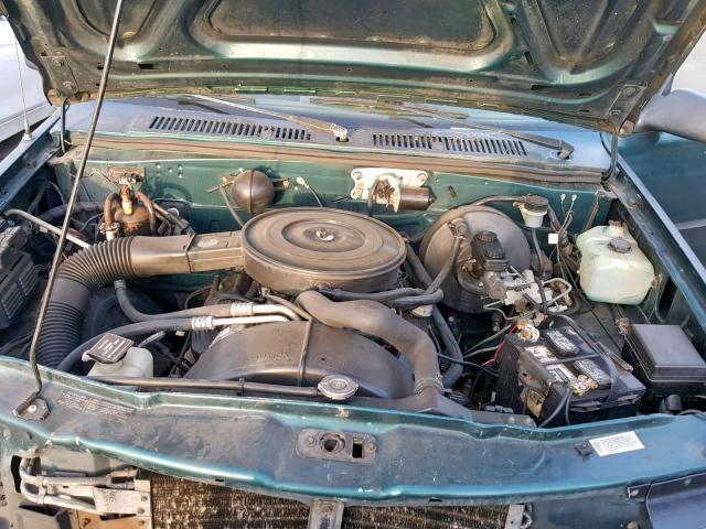 1B7GL23X0SW925775 - 1995 DODGE DAKOTA GREEN photo 7