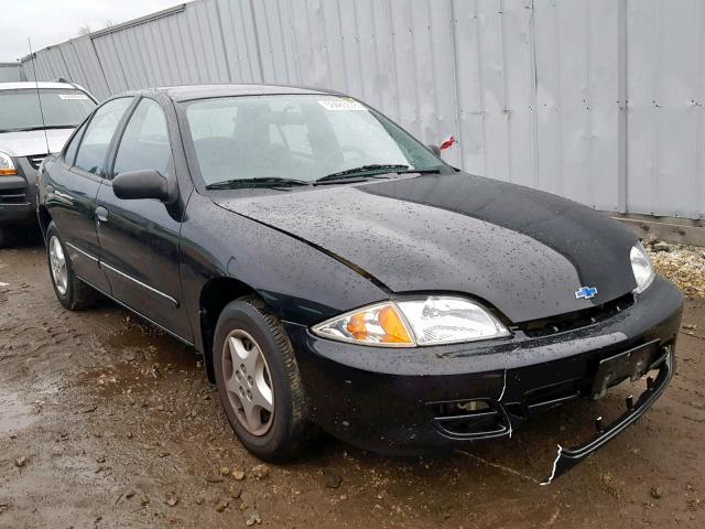 1G1JC524317298005 - 2001 CHEVROLET CAVALIER B BLACK photo 1