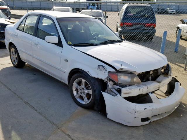 JM1BJ225230183139 - 2003 MAZDA PROTEGE DX WHITE photo 1