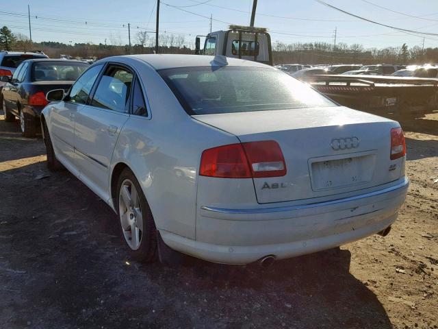 WAUML44E74N017311 - 2004 AUDI A8 L QUATT WHITE photo 3