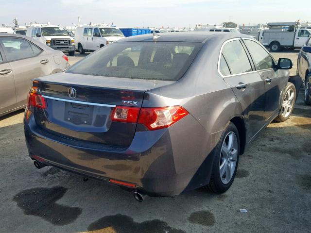 JH4CU2F67DC007068 - 2013 ACURA TSX TECH GRAY photo 4