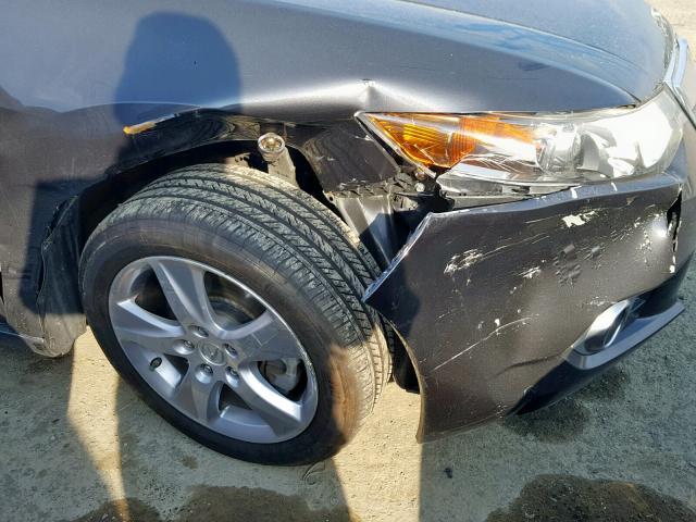 JH4CU2F67DC007068 - 2013 ACURA TSX TECH GRAY photo 9