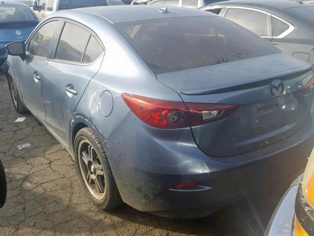 3MZBM1V71FM164773 - 2015 MAZDA 3 TOURING BLUE photo 3