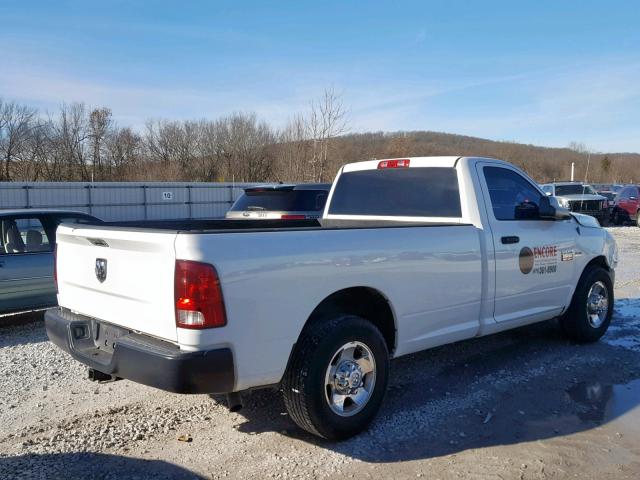 3C6LD4AT4CG265366 - 2012 DODGE RAM 2500 S WHITE photo 4