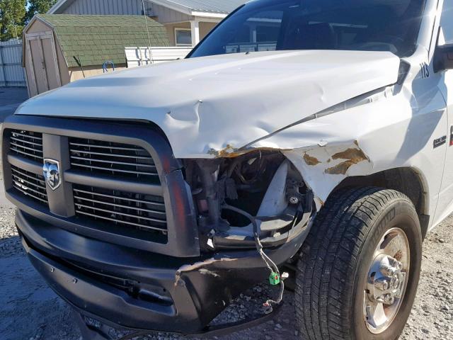 3C6LD4AT4CG265366 - 2012 DODGE RAM 2500 S WHITE photo 9