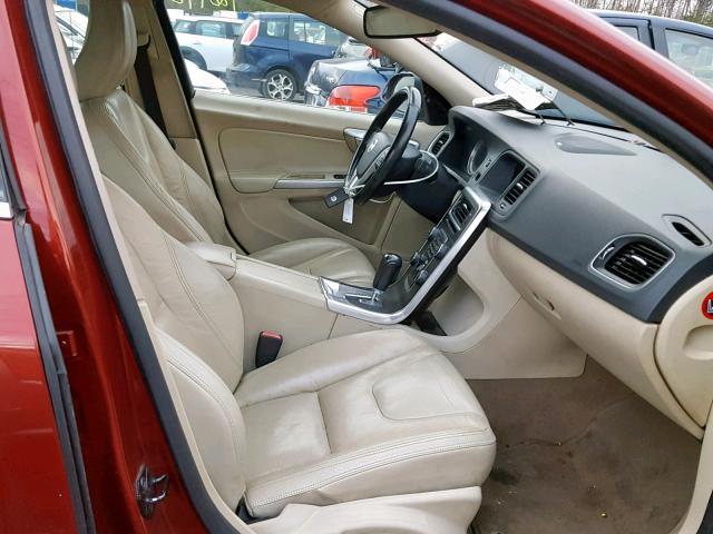 YV1622FS7C2031516 - 2012 VOLVO S60 T5 RED photo 5