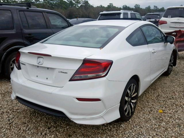 2HGFG3B0XFH533774 - 2015 HONDA CIVIC EXL WHITE photo 4