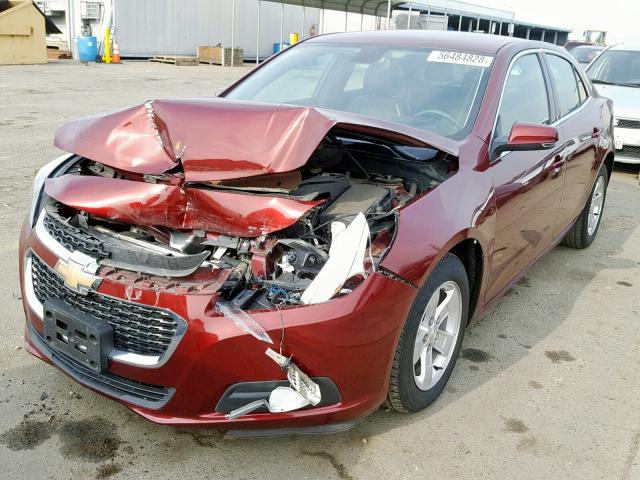 1G11C5SAXGF144640 - 2016 CHEVROLET MALIBU LIM BURGUNDY photo 2