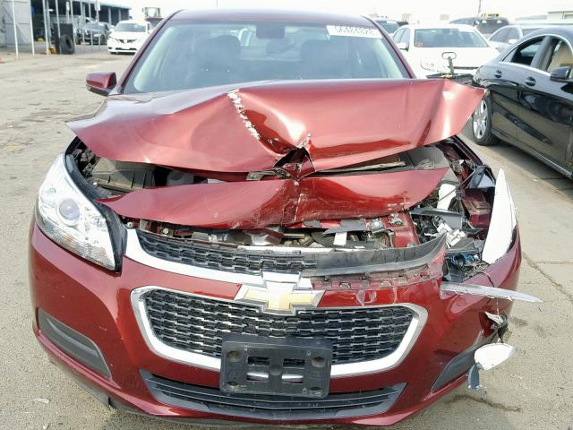 1G11C5SAXGF144640 - 2016 CHEVROLET MALIBU LIM BURGUNDY photo 9