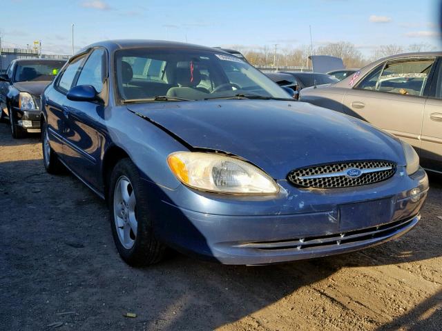 1FAFP55U92A203194 - 2002 FORD TAURUS SES BLUE photo 1