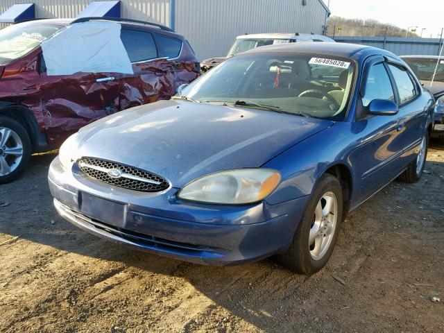 1FAFP55U92A203194 - 2002 FORD TAURUS SES BLUE photo 2