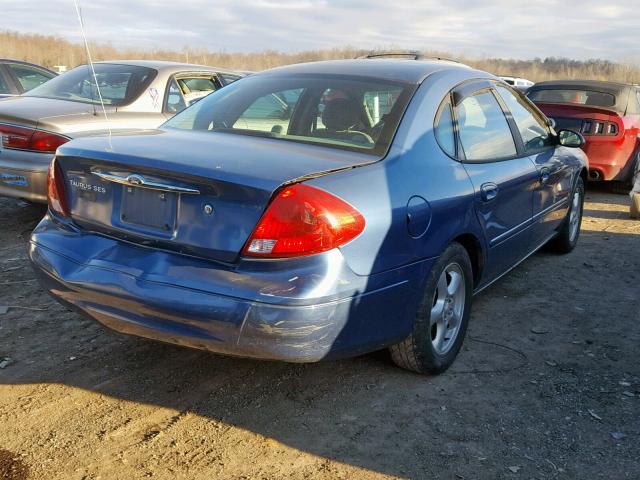 1FAFP55U92A203194 - 2002 FORD TAURUS SES BLUE photo 4