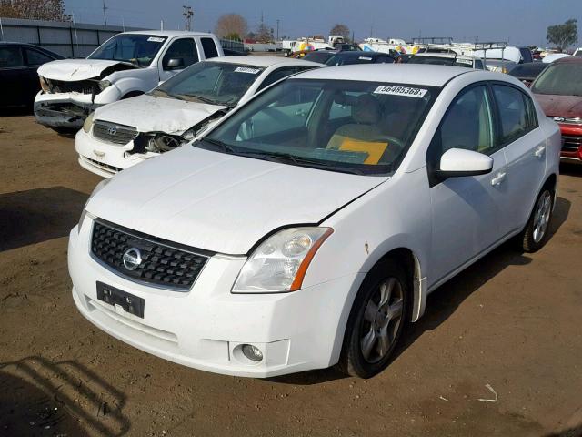 3N1AB61E88L702273 - 2008 NISSAN SENTRA 2.0 WHITE photo 2