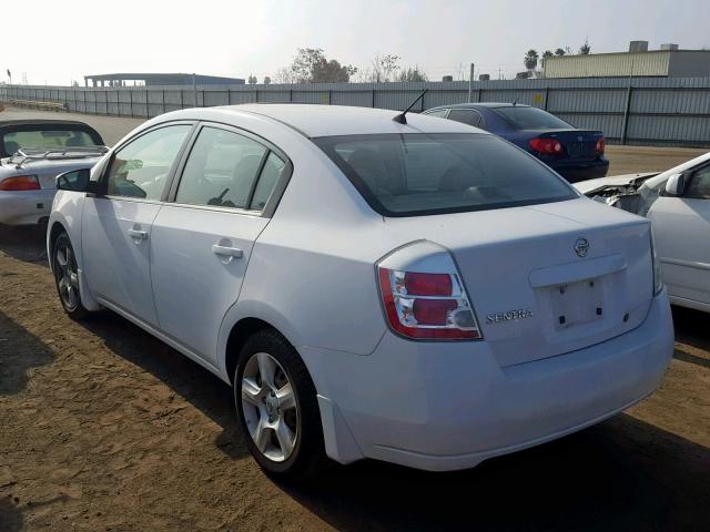 3N1AB61E88L702273 - 2008 NISSAN SENTRA 2.0 WHITE photo 3