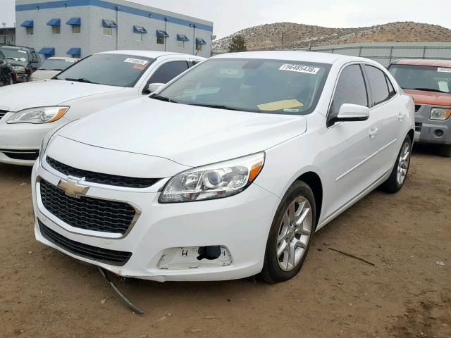 1G11C5SL8FF142482 - 2015 CHEVROLET MALIBU 1LT WHITE photo 2