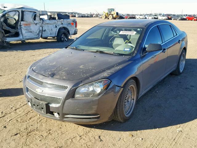 1G1ZD5EB0A4121472 - 2010 CHEVROLET MALIBU 2LT GRAY photo 2