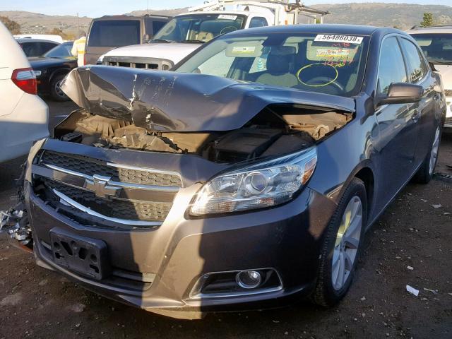 1G11E5SA4DF302573 - 2013 CHEVROLET MALIBU 2LT CHARCOAL photo 2