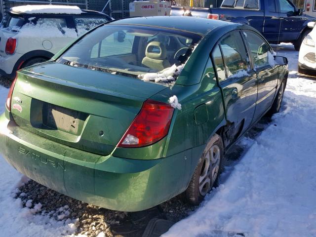 1G8AL52F24Z130738 - 2004 SATURN ION LEVEL GREEN photo 4