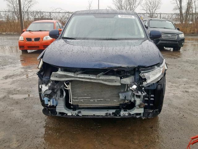 JA4AZ2A34GZ606738 - 2016 MITSUBISHI OUTLANDER BLUE photo 9