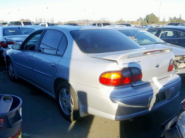 1G1NE52J92M594490 - 2002 CHEVROLET MALIBU LS Gümüş foto 3